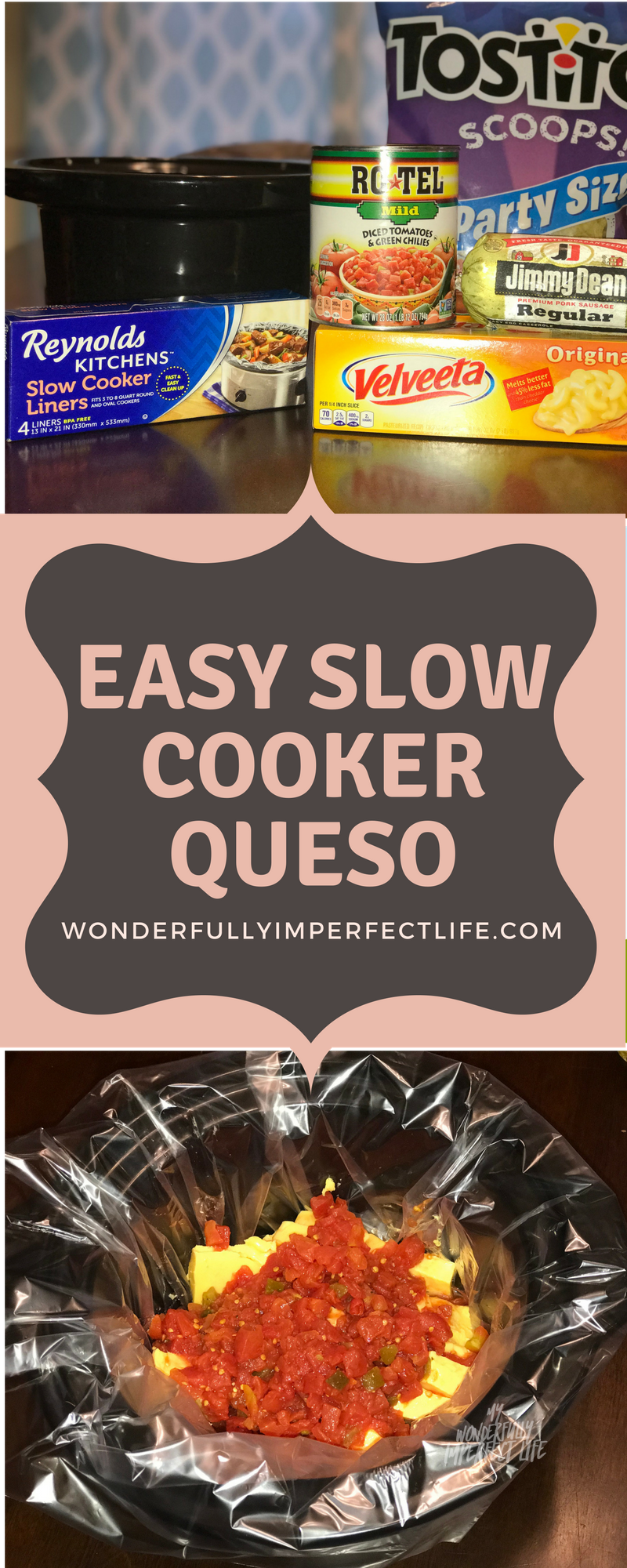 Easy Slow Cooker Queso
