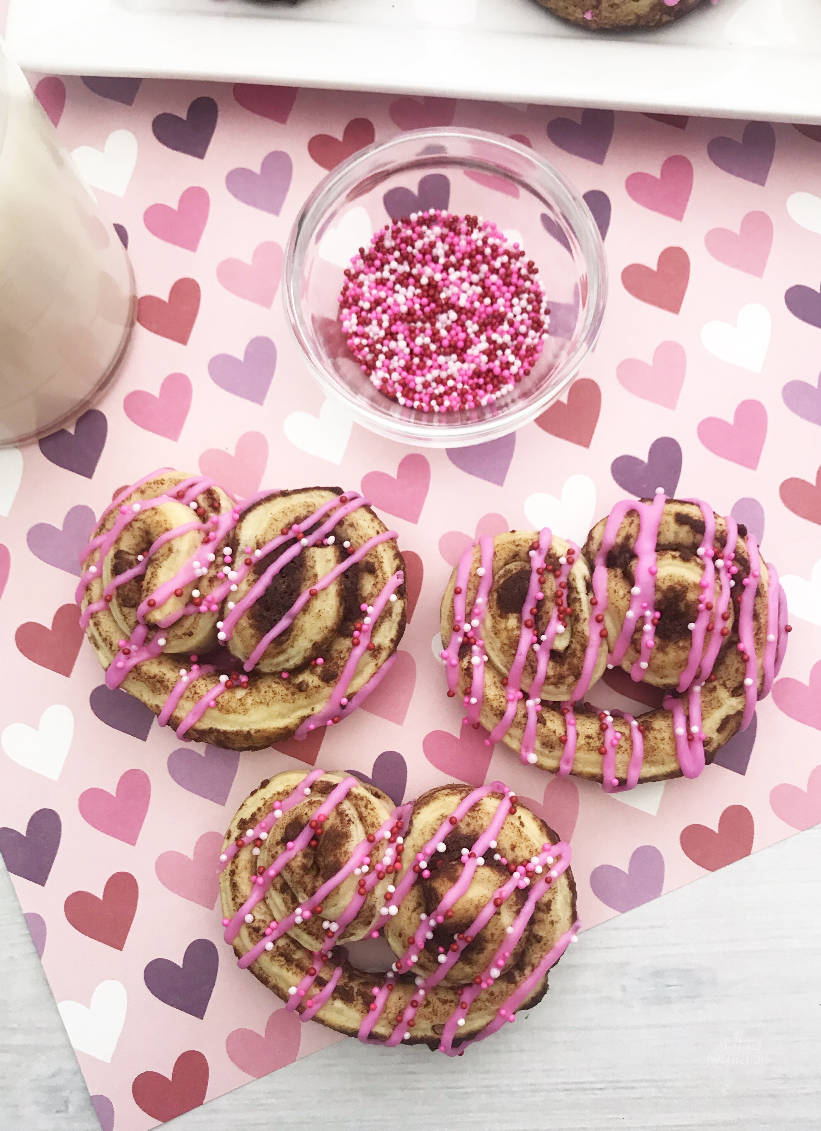 Valentine Cinnamon Rolls