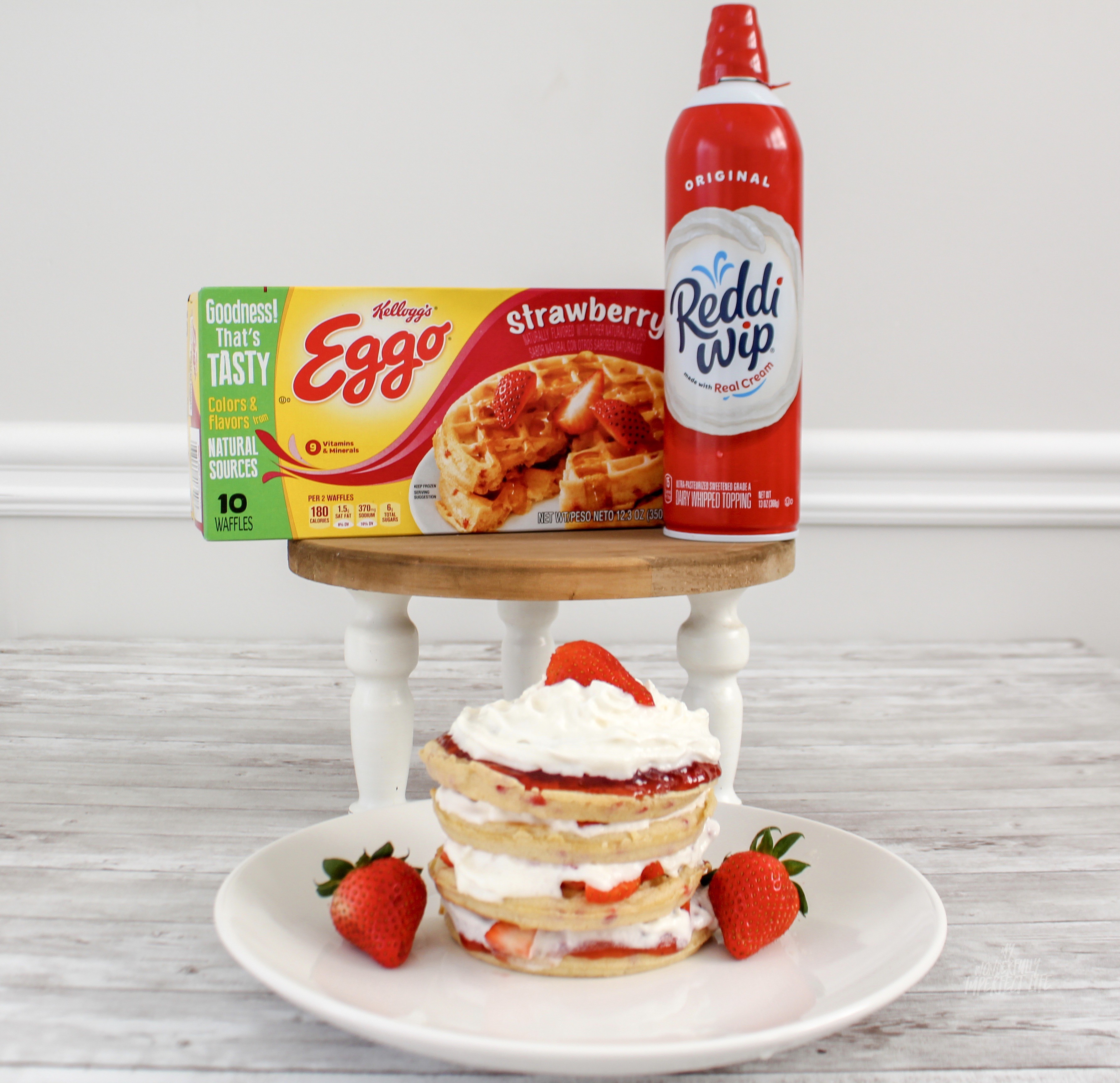 Strawberry Shortcake Waffles